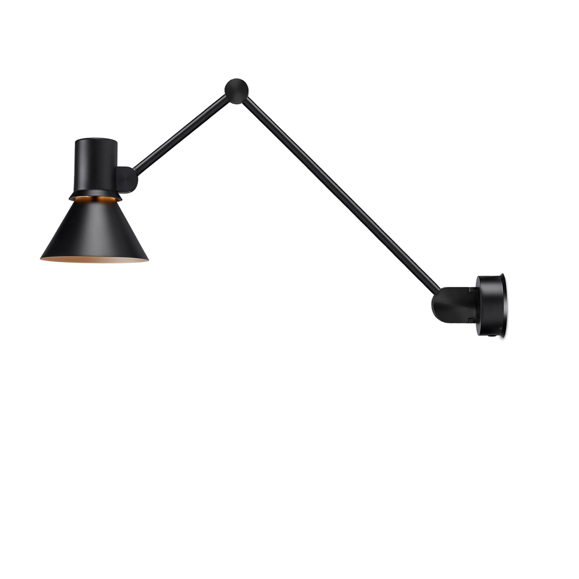 Typ 80 W3 V&auml;gglampa Matt Svart