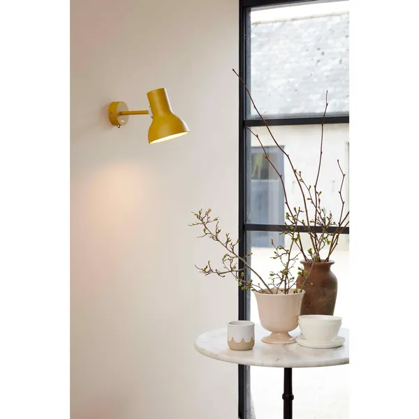 Type 75 Mini Wall Lamp Margaret Howell Edition w. Cord Yellow Ochre