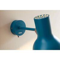 Type 75 Mini Lámpara de Pared Edición Margaret Howell Con Cable Azul Sajonia