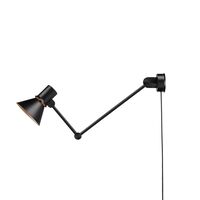 Type 80 W3 Wall Lamp with Cord Matt Black