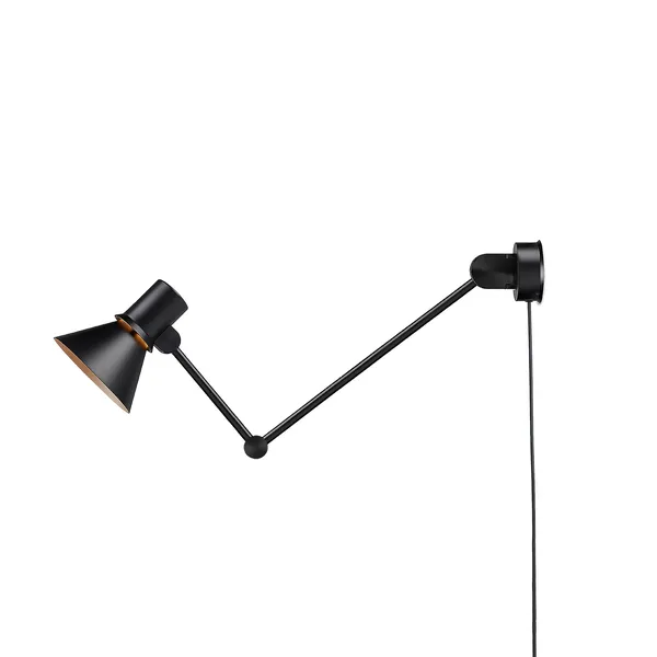 Type 80 W3 Wall Lamp with Cord Matt Black