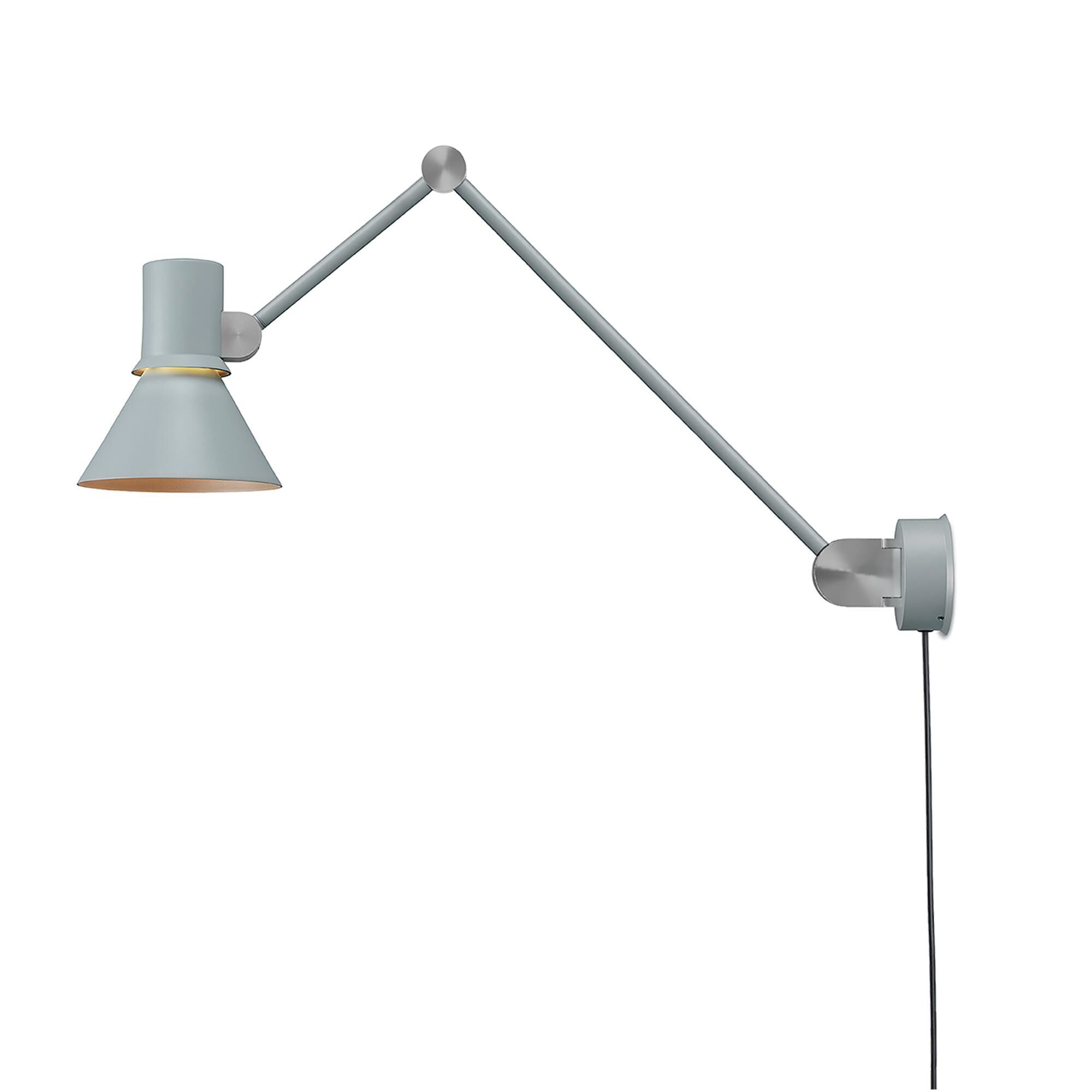 Type 80 W3 Vegglampe med Ledning Grey Mist