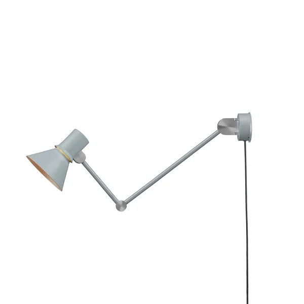 Type 80 W3 Wall Lamp with Cord Gray Mist