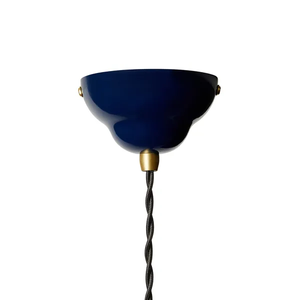 Original 1227 Brass Midi Pendant Ink Blue