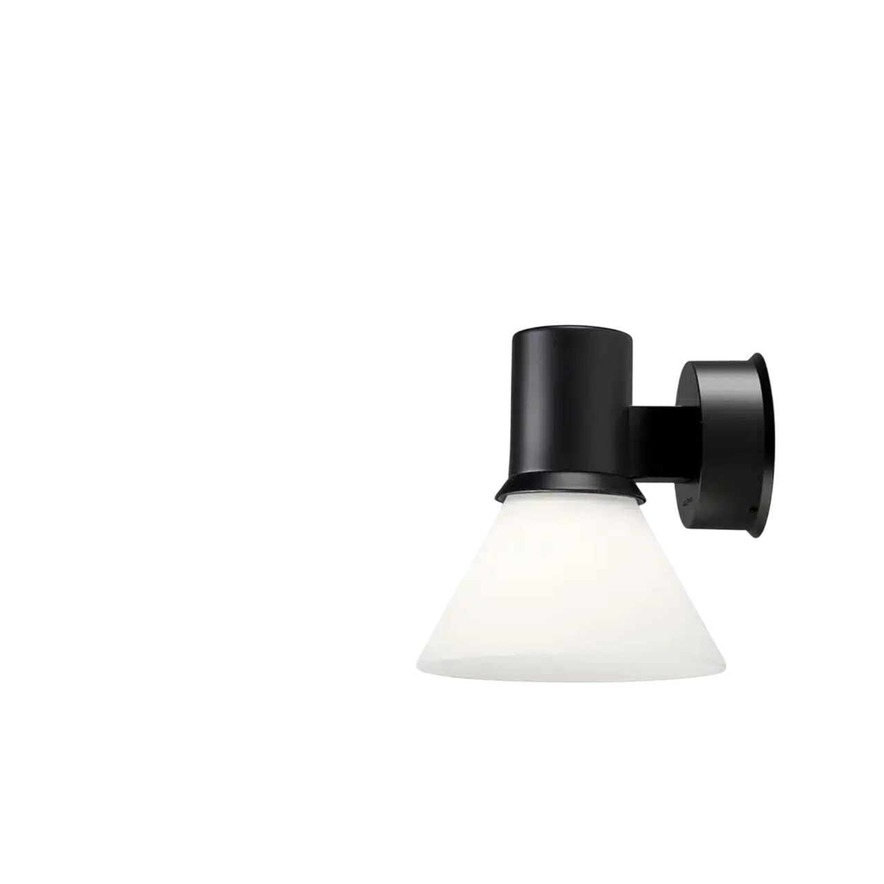 Typ 80 W4 V&auml;gglampa Matt Svart/Opal