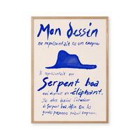 Affiche Le Petit Prince Bleu 70x100