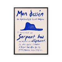 Affiche Le Petit Prince Bleu 70x100