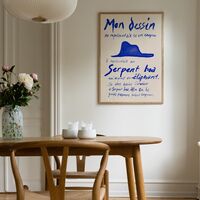 Affiche Le Petit Prince Bleu 70x100