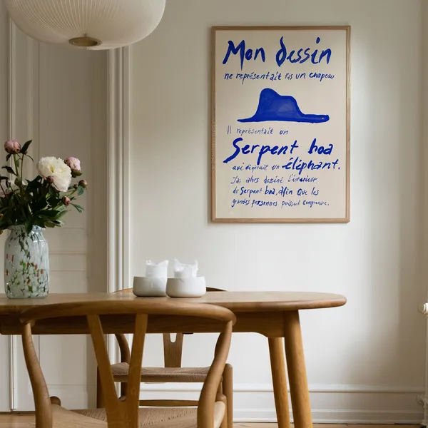 Affiche Le Petit Prince Bleu 70x100