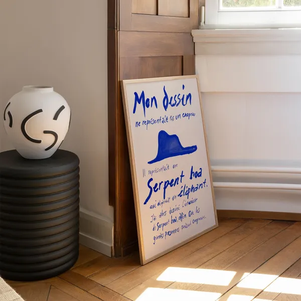 Affiche Le Petit Prince Bleu 70x100