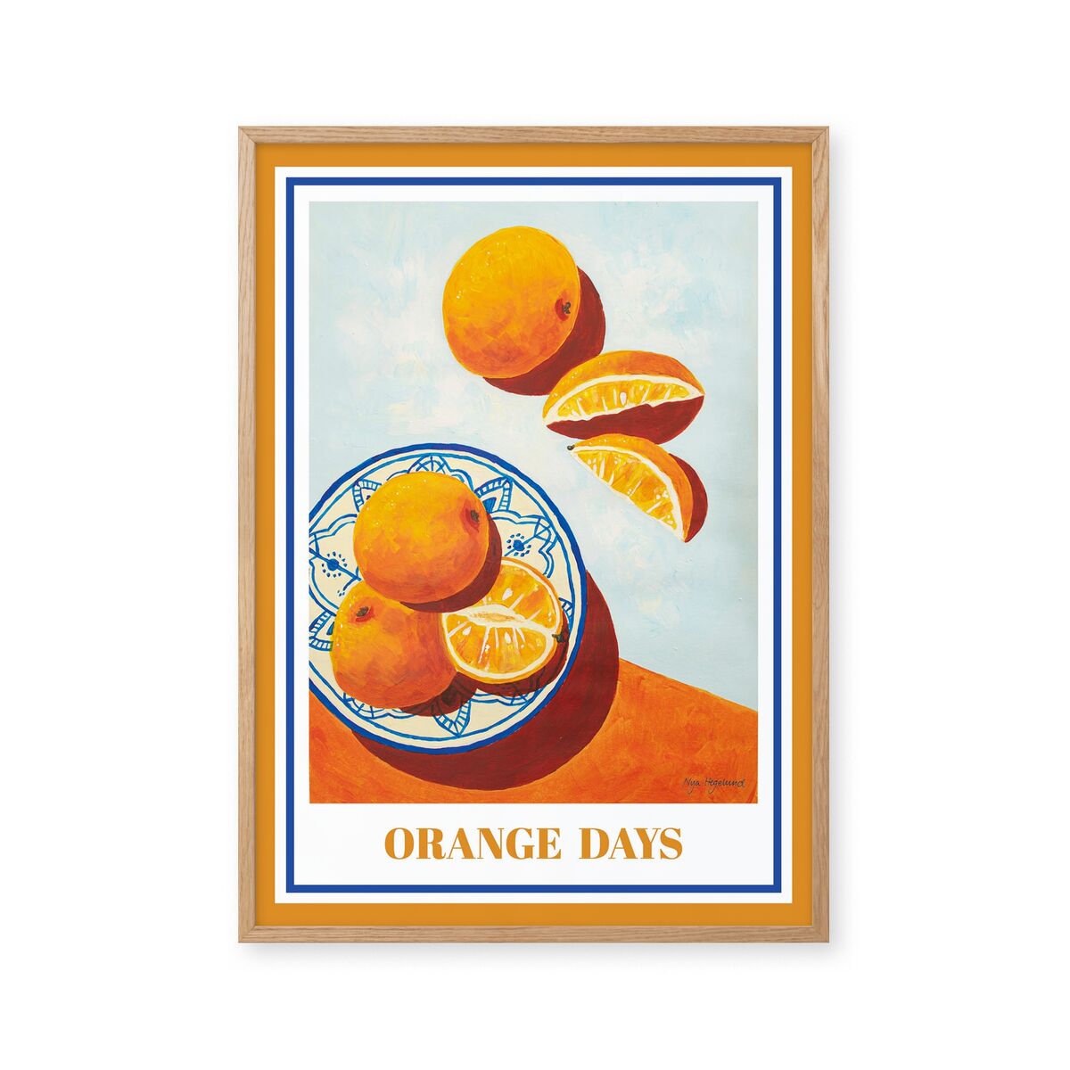Orange Days 70x100 Poster