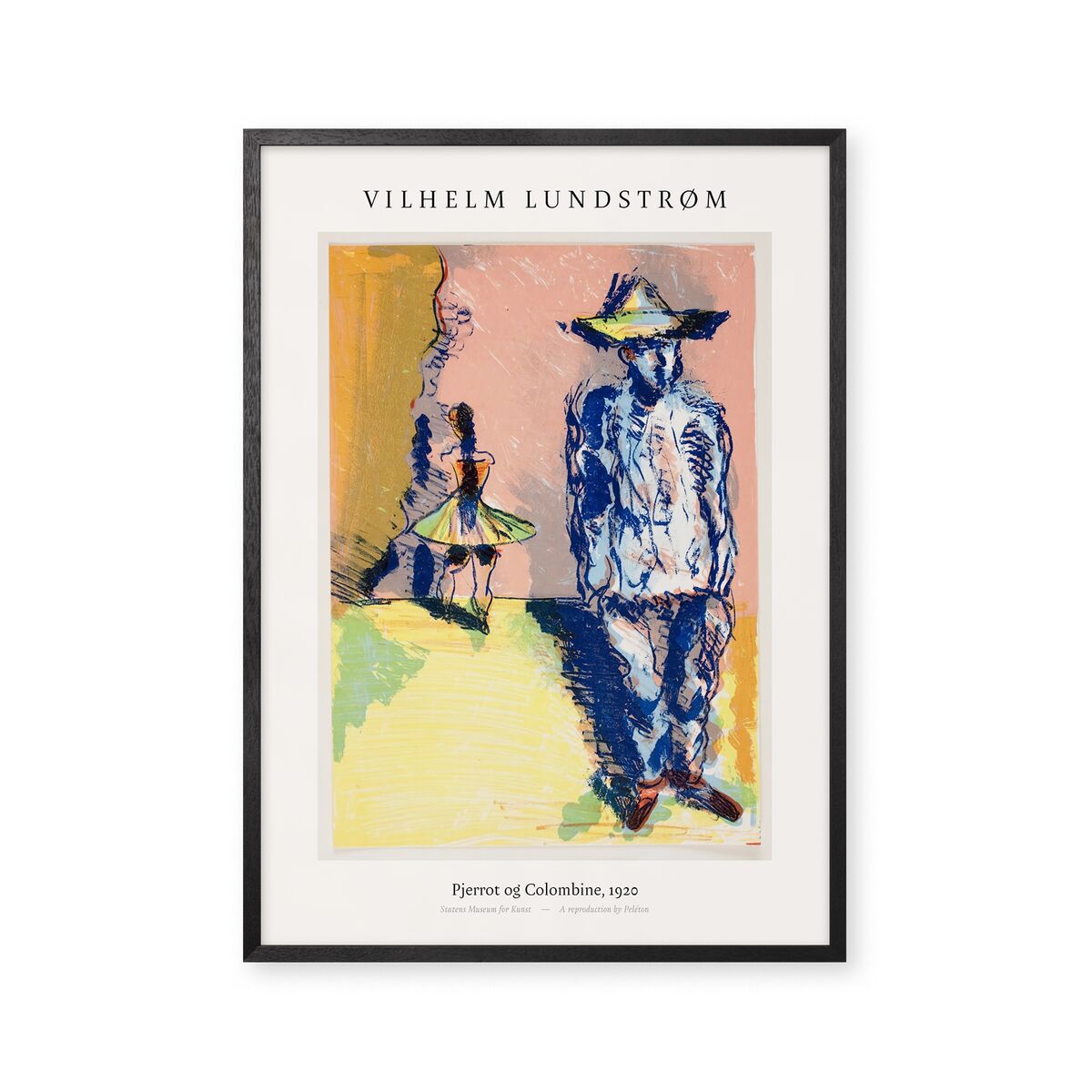 Pierrot and Colombine 70x100 Poster