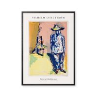 Pierrot and Colombine 70x100 Poster