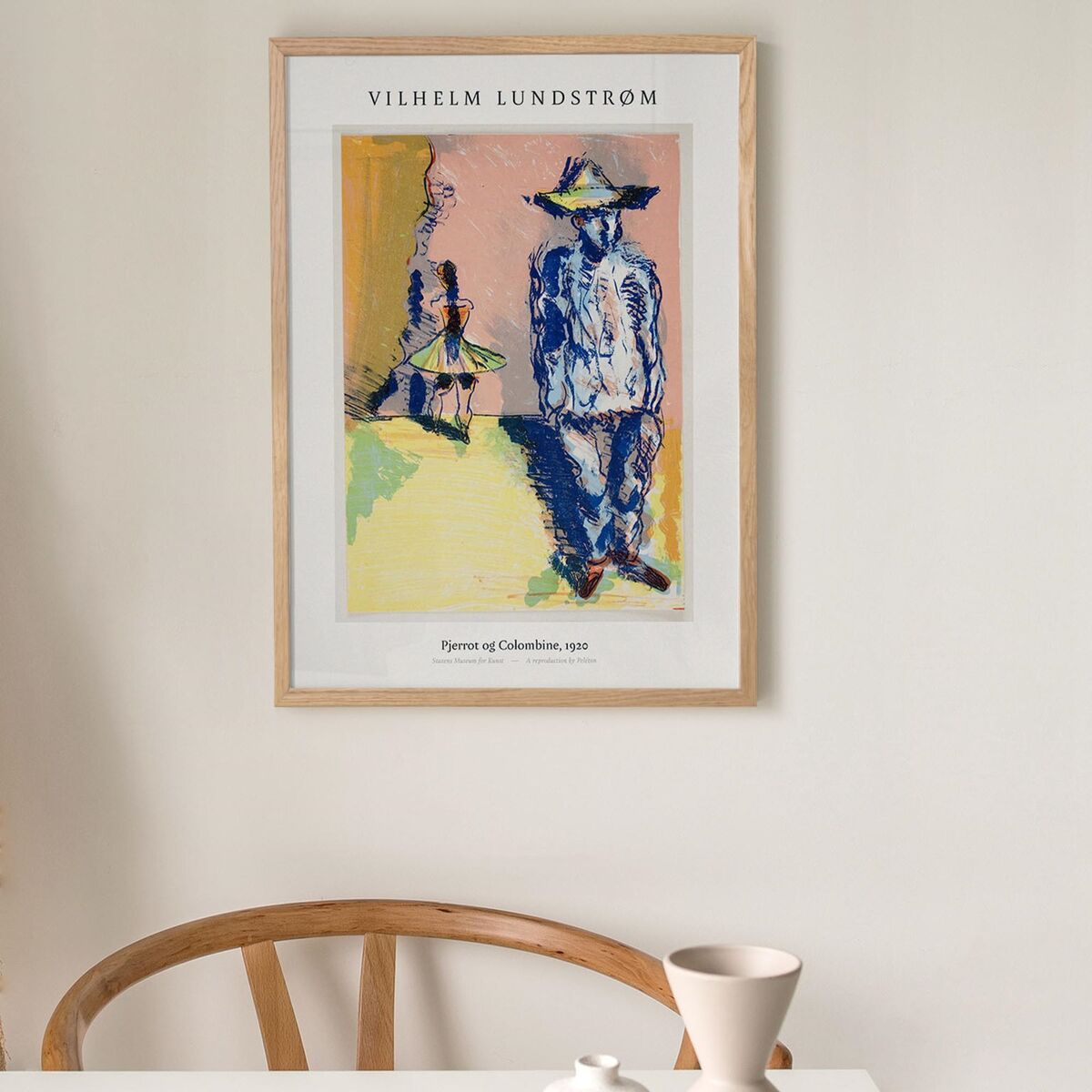 Pierrot and Colombine 70x100 Poster