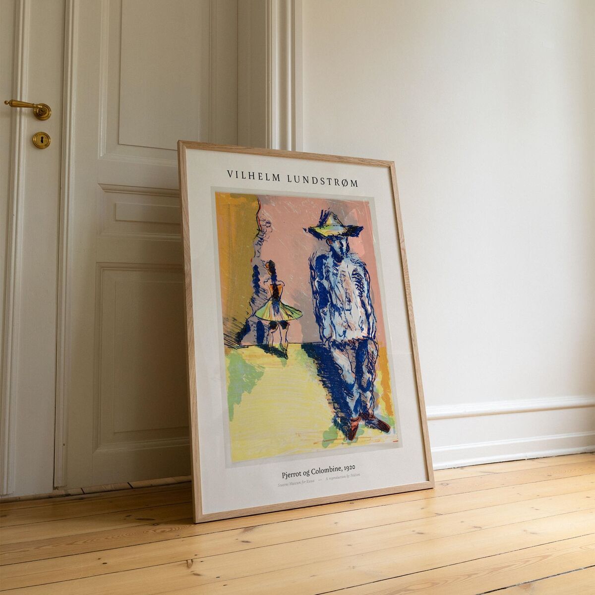Pierrot and Colombine 70x100 Poster
