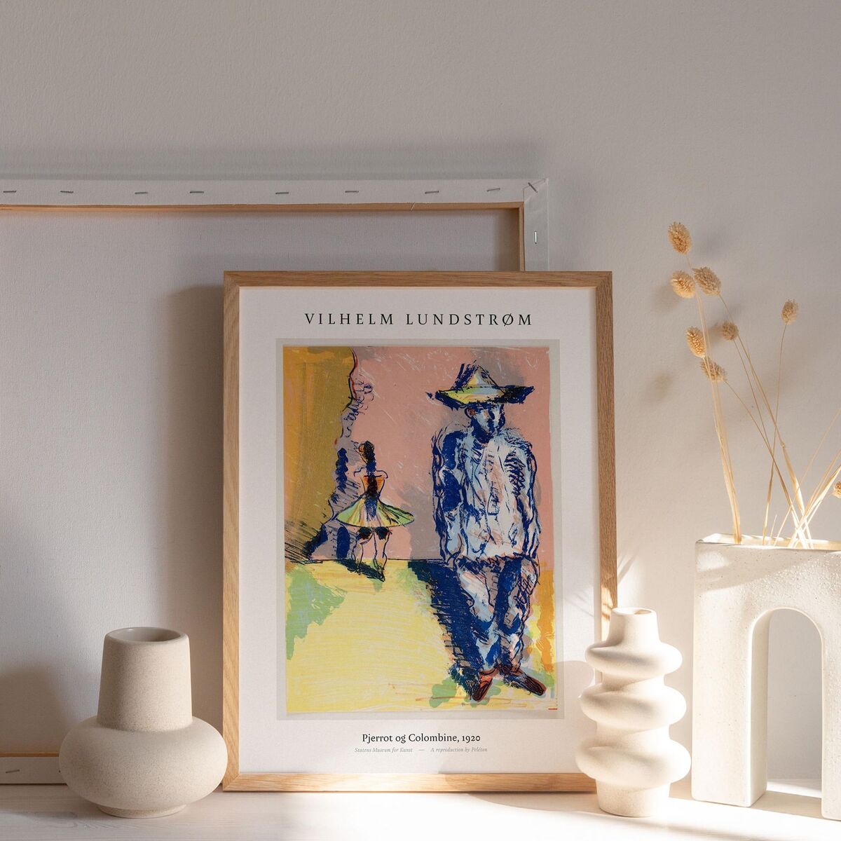 Pierrot and Colombine 70x100 Poster