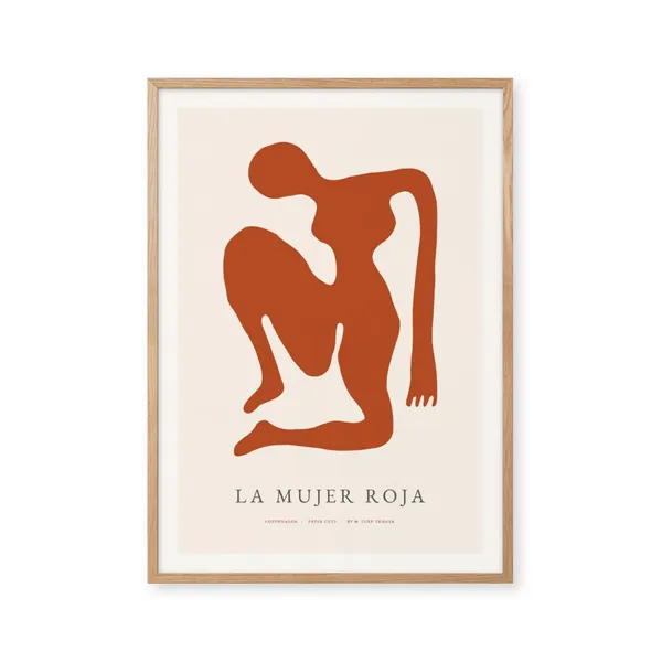 Red Woman 70x100 Poster