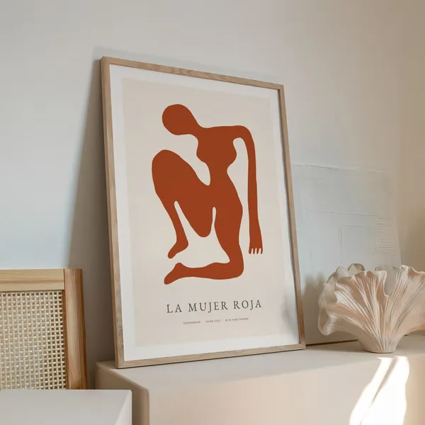 Red Woman 70x100 Poster