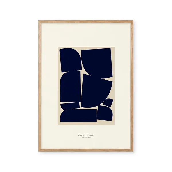 Shapes of Curves 05 50x70 Poster