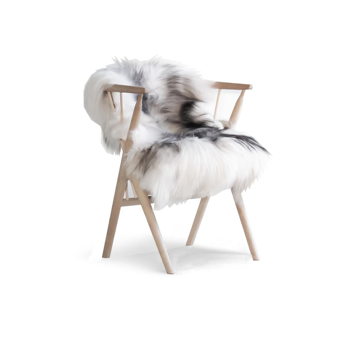 Sibast Lambskin White/ Black