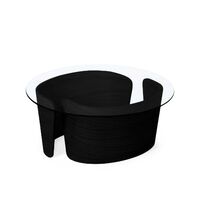 Zwart eiken / Glas