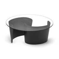 Zwart eiken / Glas