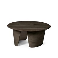 No 7 Lounge Coffee Table Ø90 High Dark Oiled Oak/Solid