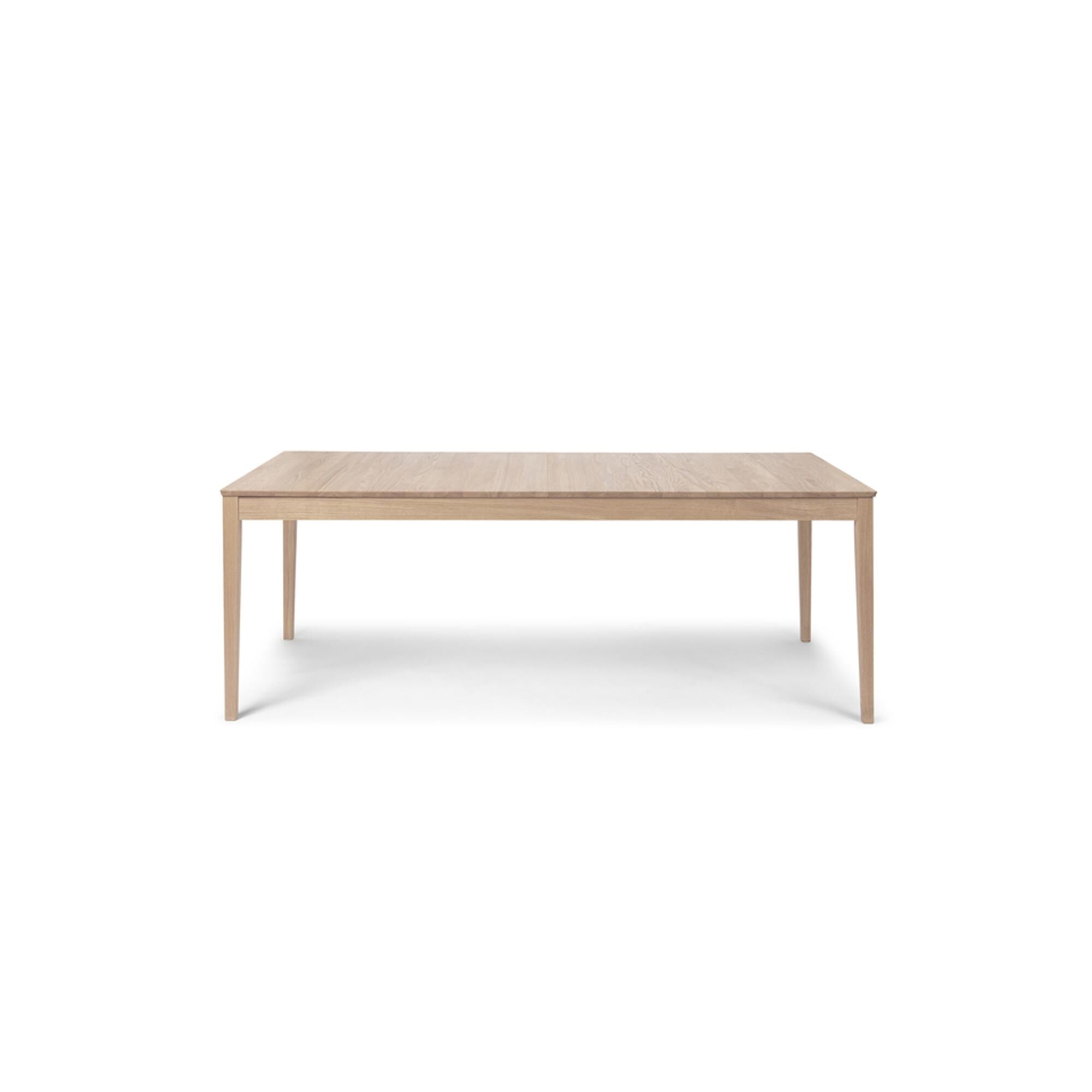 No 2.1 Spisebord 200x95 Hvidt Olieret Eg