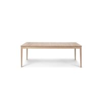 No 2.1 Eettafel 200x95 Wit Geolied Eiken