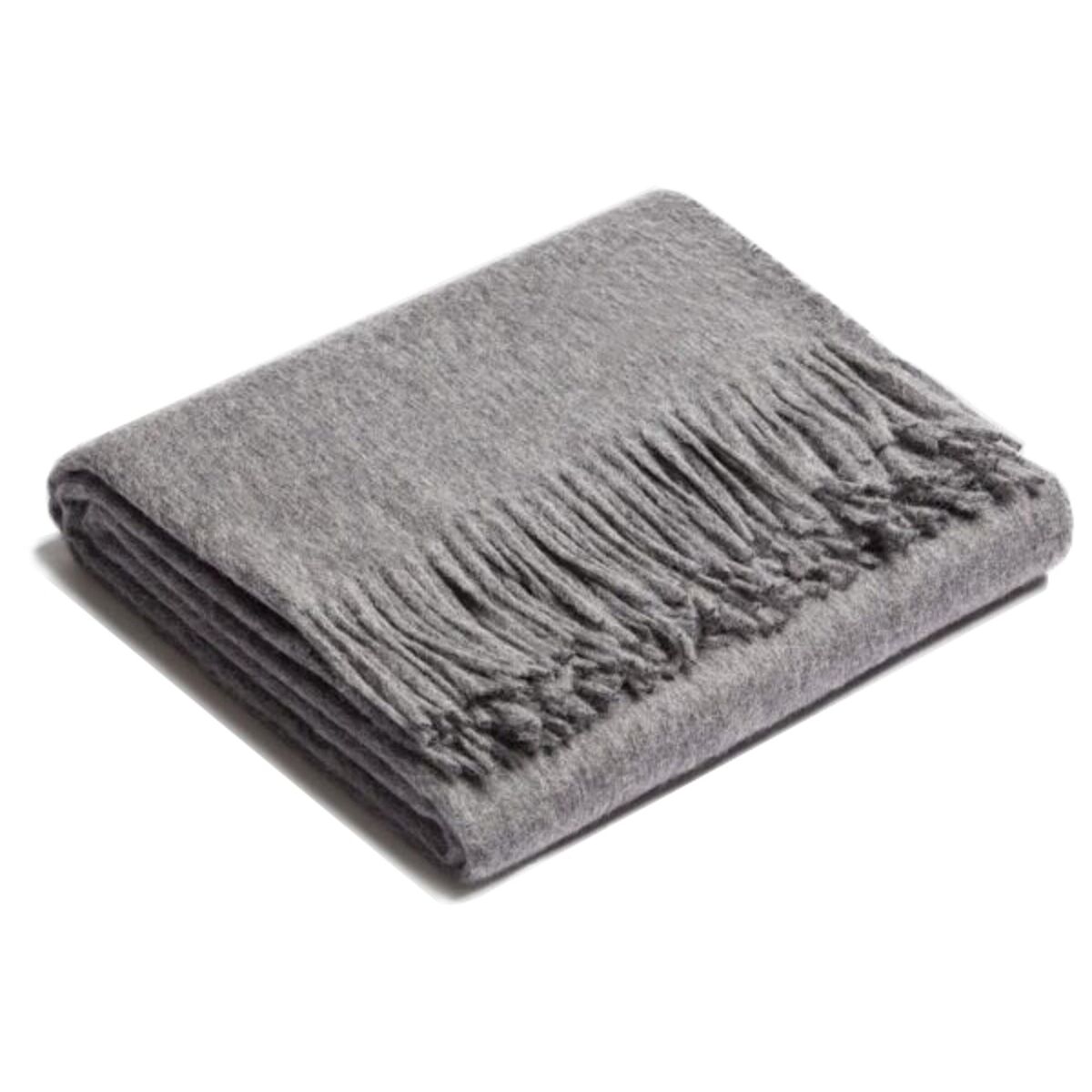 Plaid Alpaca Light Gray
