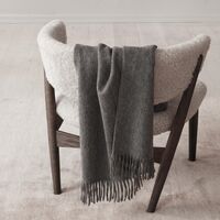 Plaid Alpaca Light Gray