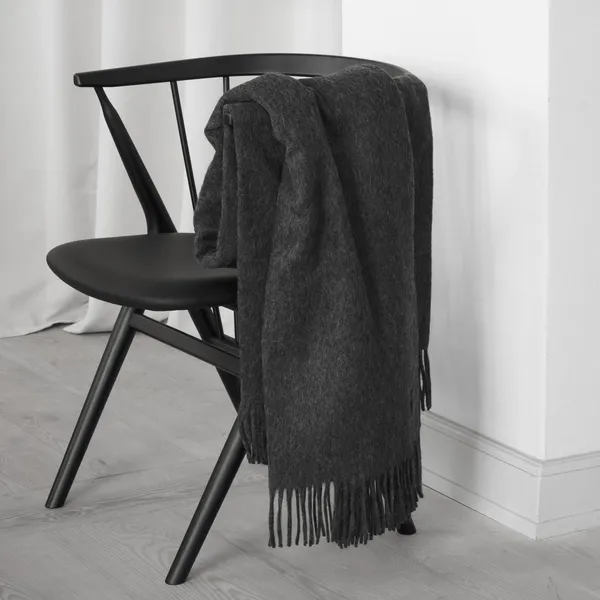Sibast Mobili Plaid Alpaca Grigio Scuro