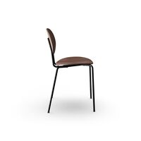 Piet Hein Dining Chair Black In Walnut