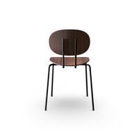 Piet Hein Dining Chair Black In Walnut