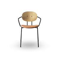 Oak and Cognac Leather
