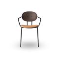 Walnut and Cognac Leather