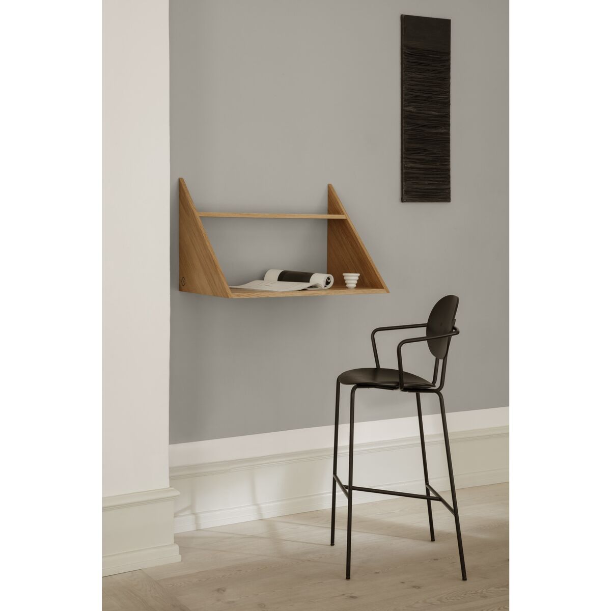 Piet Hein Barstool Black Remix 123
