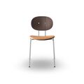 Walnut and Cognac Leather