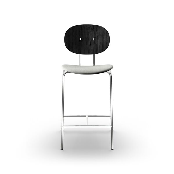 Piet Hein Barstool Chrome Black Oak and Remix 123