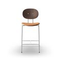 Walnut and Cognac Leather