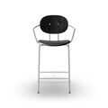 Black oak / Black leather