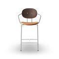 Walnut and Cognac Leather