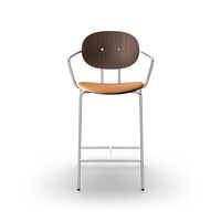 Walnut and Cognac Leather