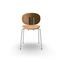 Piet Hein Dining Chair Chrome Cognac Leather