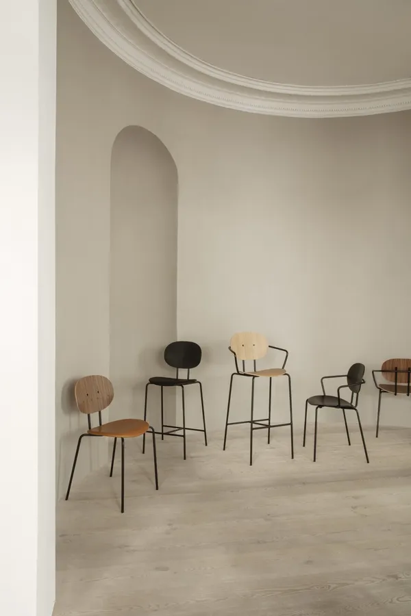 Piet Hein Bar Stool Chrome Remix 123