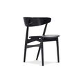 Black oak / Black leather