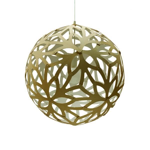 Blommigt &Oslash;60 Vit Taklampa