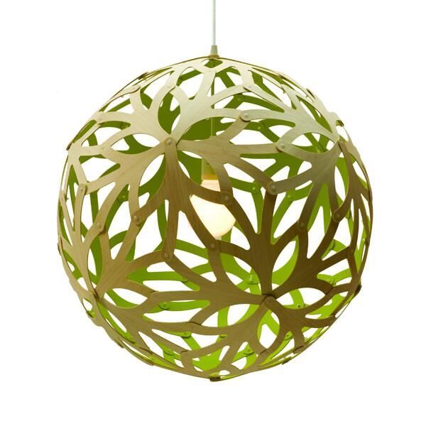 Blommigt &Oslash;80 Lime Taklampa