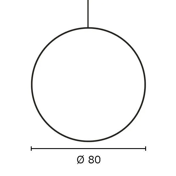 Floral Ø80 Lime Pendant