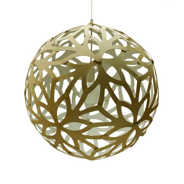 Blommigt &Oslash;80 Vit Taklampa